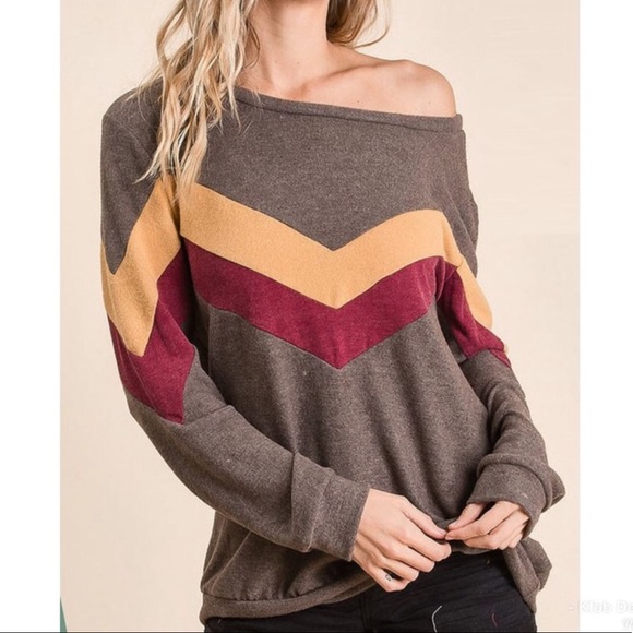 Chevron Light Brown ToP - Picture 2 of 2